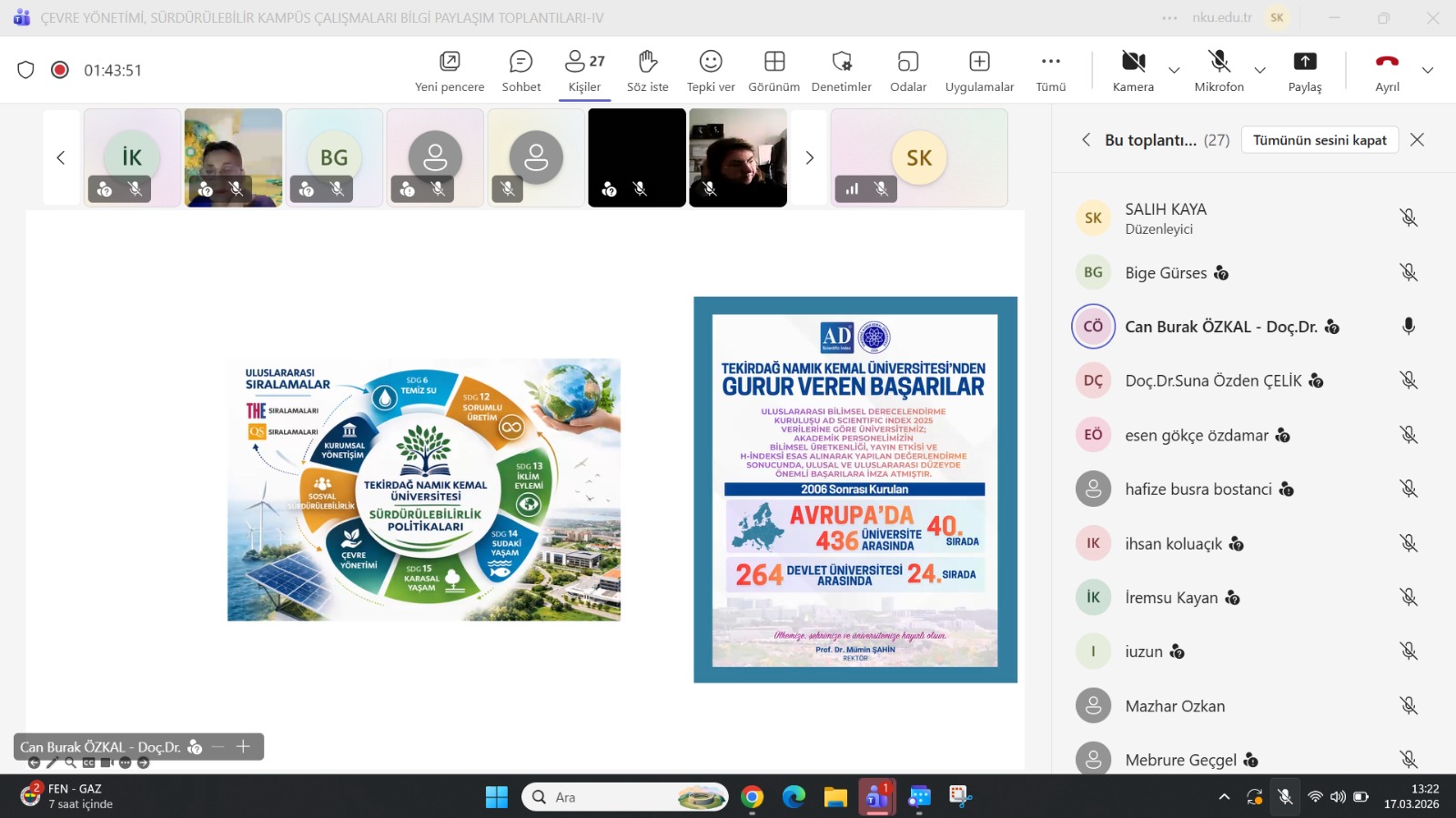 Namık Kemal Üniversitesi22
